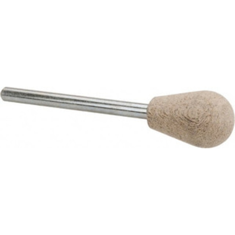 Cratex 7/16 Head Diam x 11/16 Thickness, B111, Inverted Cone Radius End, Aluminum Oxide Mounted Point Fine Grade, 120 Grit, 17,620 RPM B111A120CXG18 – 67186932