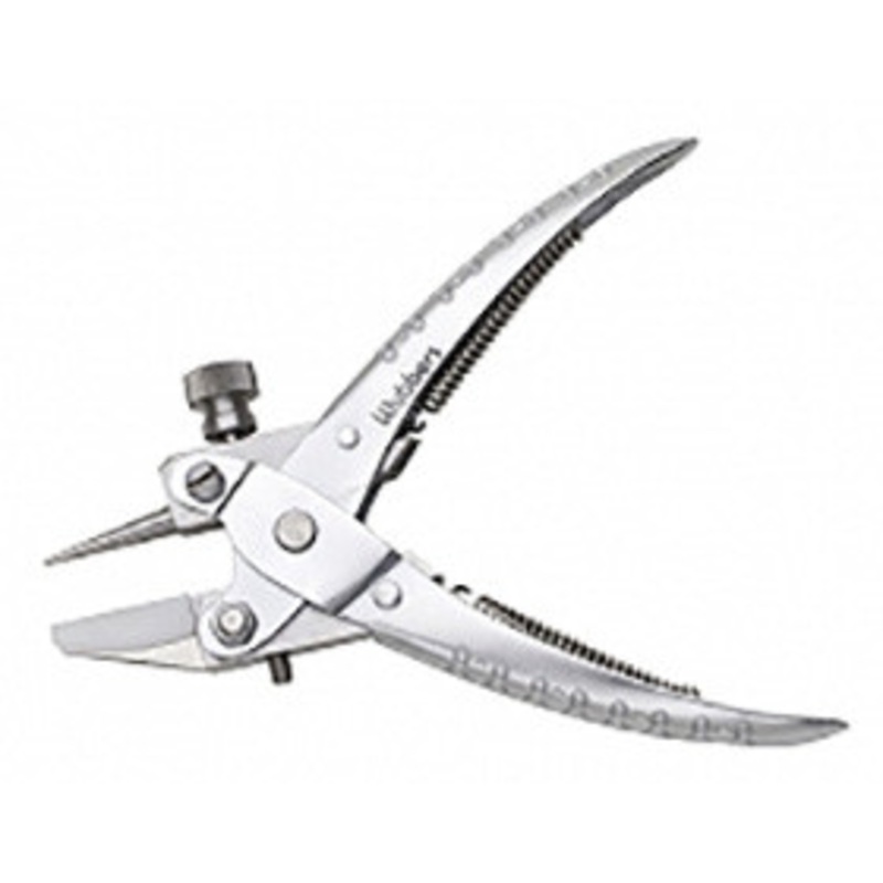 Eurotool Wubbers Parallel Pliers Round/Nylon Flat w/Extra Jaw – PLR-1818