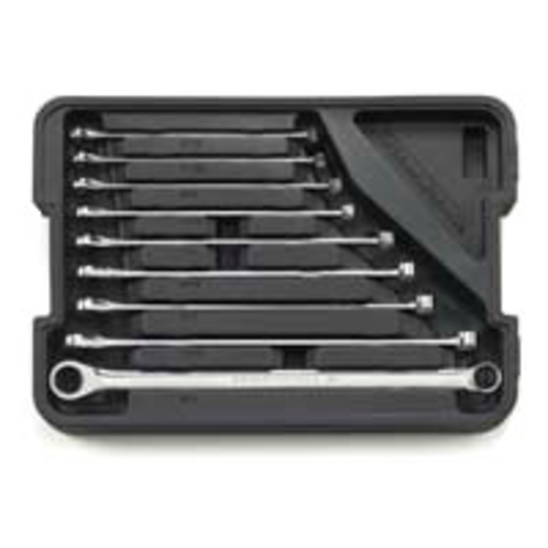 GEARWRENCH 9 Piece XL 0 Gear and Box Ratcheting Wrench Set SAE – KD85998
