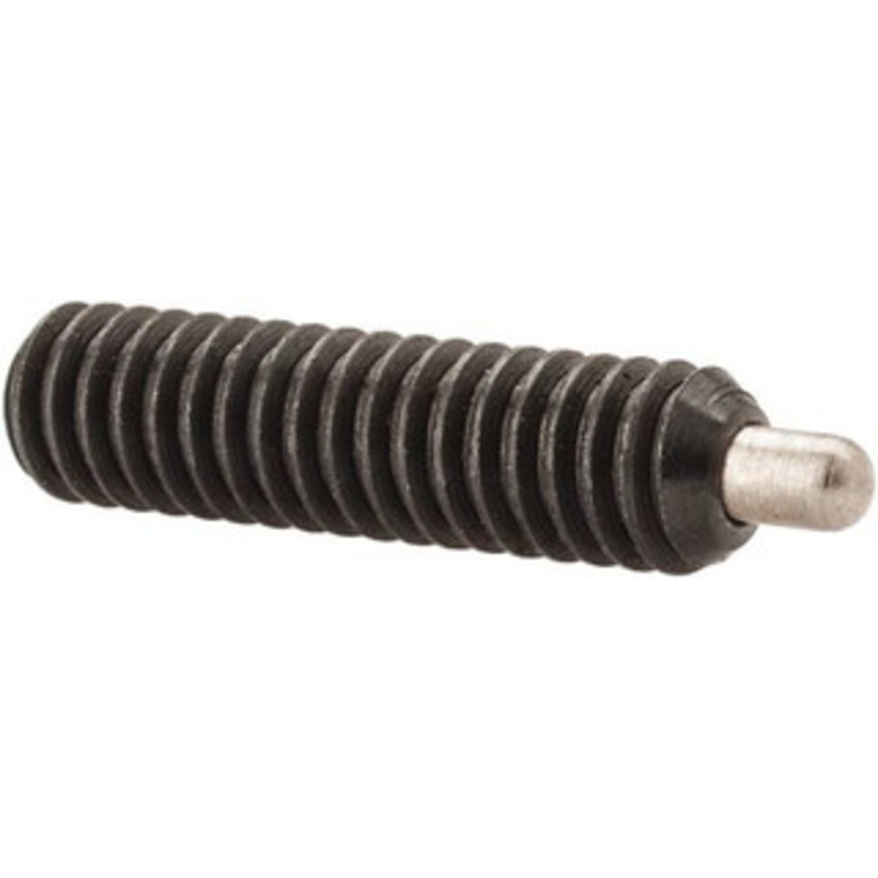 Gibraltar 8-32, 5/8 Thread Length, 3/32 Plunger Projection, Steel Threaded Spring Plunger 0.07 Max Plunger Diam, 5/8 Plunger Length, 0.7 Lb Init End Force, 2.3 Lb Final End Force, 1/16 Hex 57010XG – 02469989