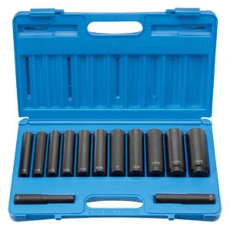 Grey Pneumatic 1/2 Drive 13 Piece Extra Deep Set – GY1313XD