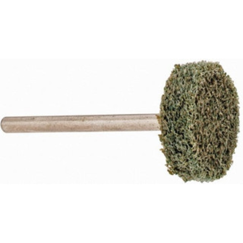 Grier Abrasive 3/4 Head Diam x 1/4 Thickness, W201, Cylinder End, Aluminum Oxide Mounted Point Green-Gray, Fine Grade, 38,250 RPM W201-N1-17298 – 04692661