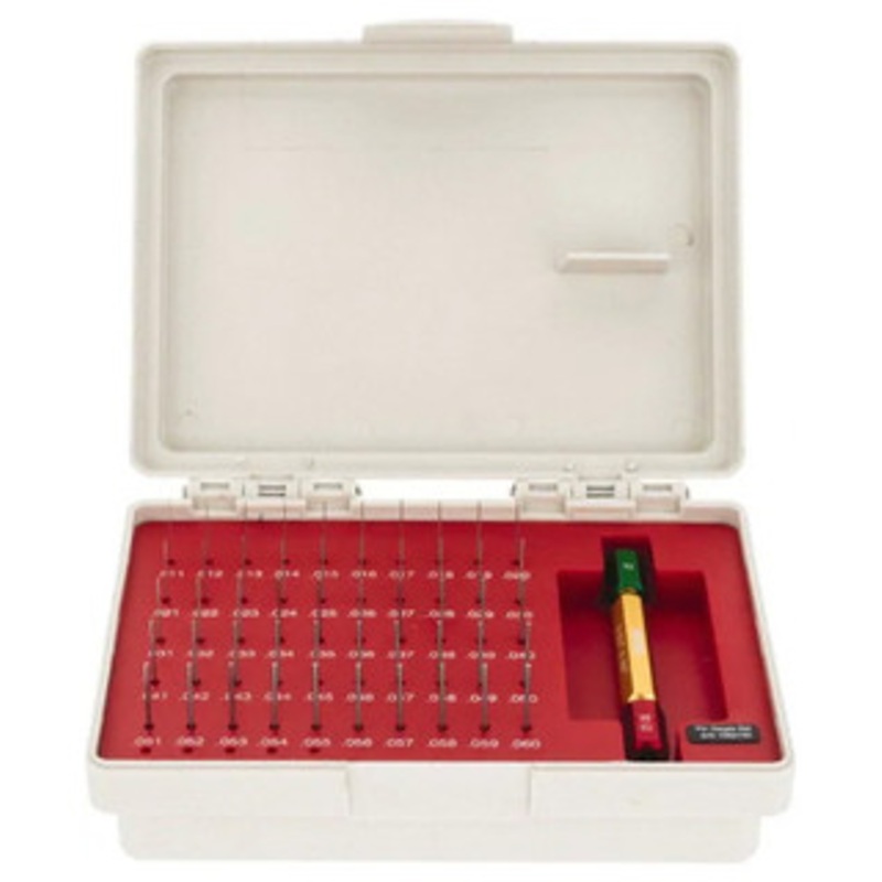 SPI Class ZZ Pin Gage Set, Inch, Steel, Minus Tolerance, 0.011 – 0.060 Range, 50 Pieces – 22-146-5