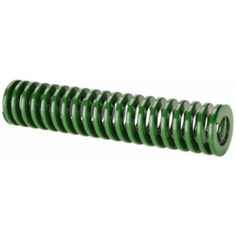 Danly 1-1/2 Hole Diam, 3/4 Rod Diam, 7 Free Length, Green Die Spring 15 Lb Max Deflection, 2.8 Max Deflection, Light Duty, Chromium Vanadium Steel 9-2428-11 – 76011303
