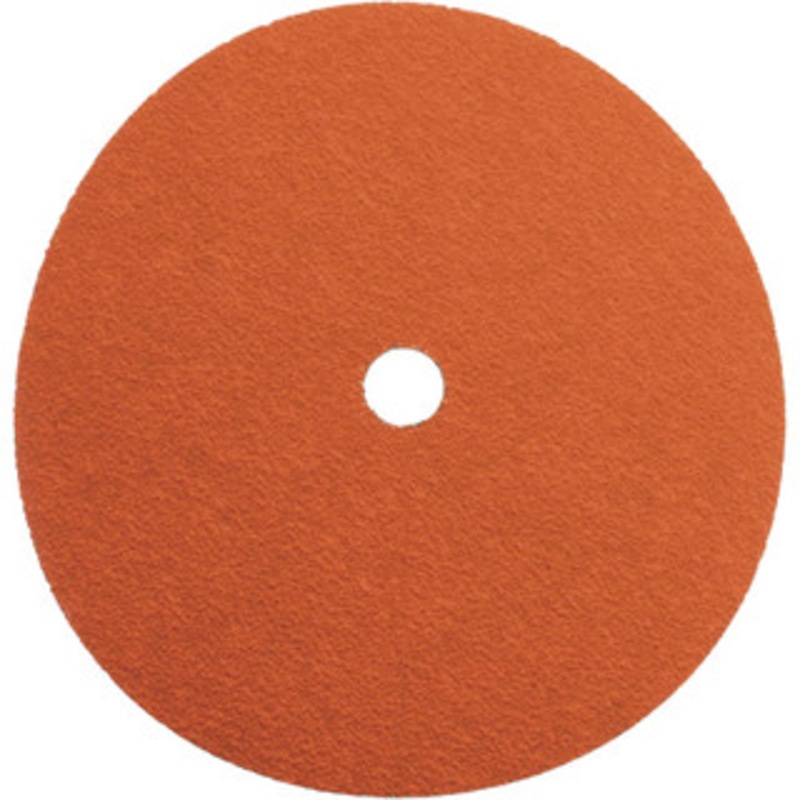Norton 9-1/8 Diam, 7/8 Hole, 36 Grit Ceramic Fiber Disc Medium, Series R980P 69957398016 – 42065334