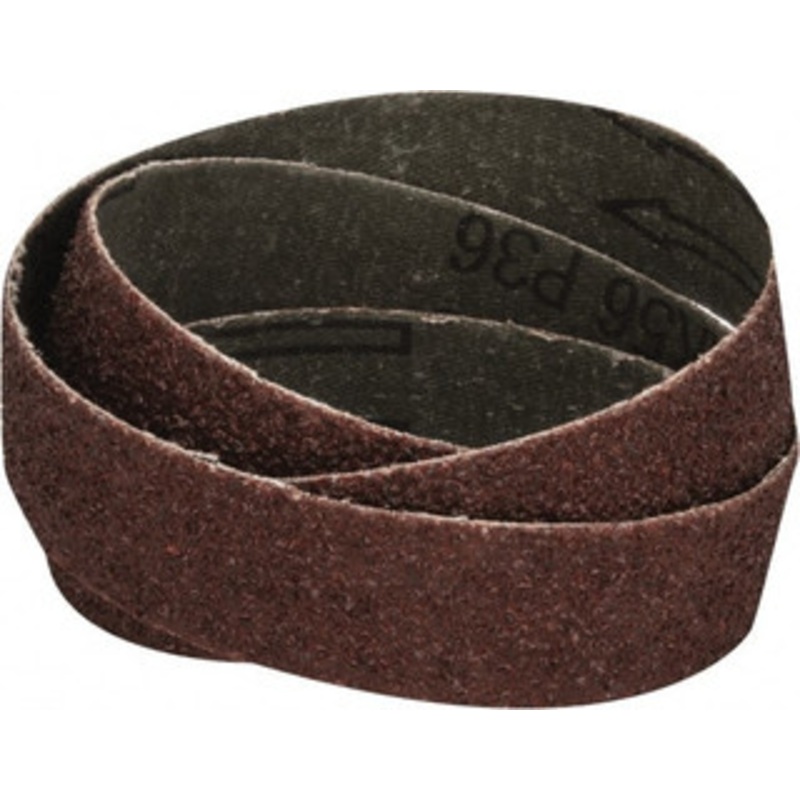 Tru-Maxx 1 Wide x 30 OAL, 36 Grit, Aluminum Oxide Abrasive Belt Aluminum Oxide, Very Coarse, Coated, X Weighted Cloth Backing 7100 – 00445585