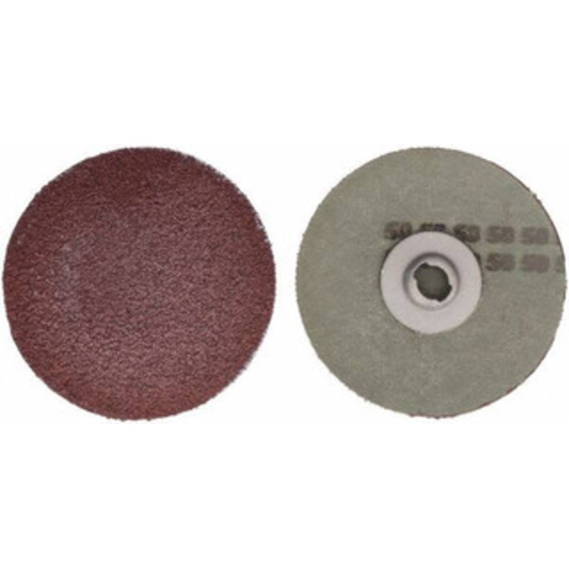 Tru-Maxx 3 50 Grit Aluminum Oxide Quick Change Disc Type S Attachment, Coarse Grade, Maroon, Coated, Fiber Backing, SocAtt Type 2 Compatible 502325 – 91847541