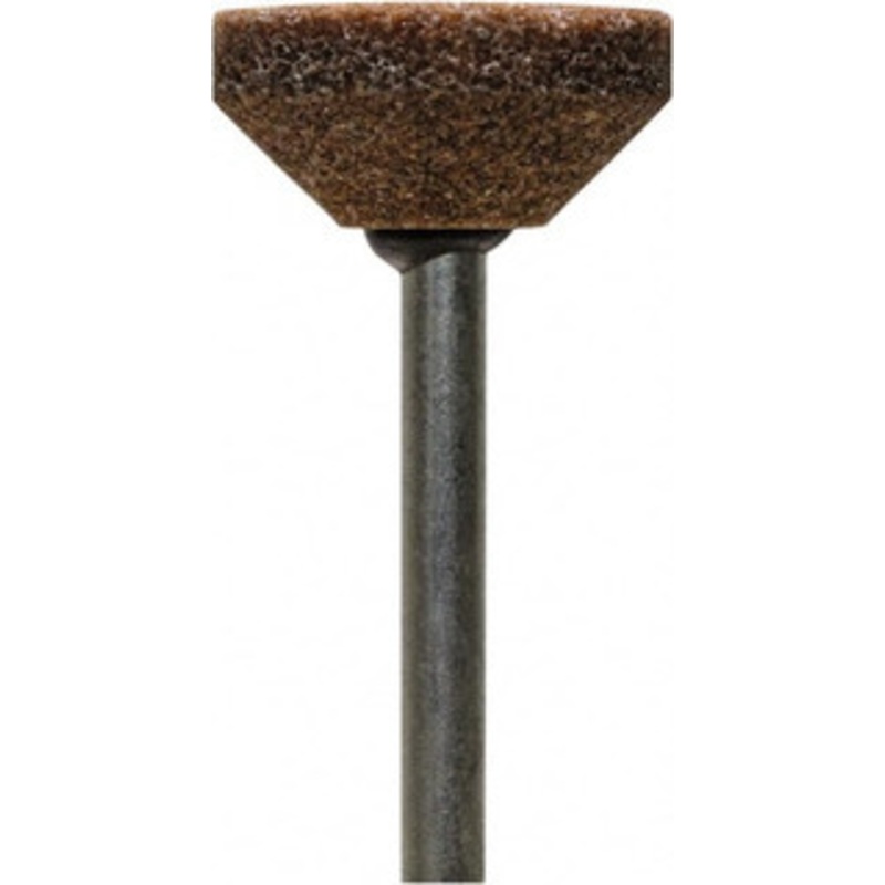 Tru-Maxx 5/8 Head Diam x 3/16 Thickness, B103, Inverted Cone Flat End, Aluminum Oxide Mounted Point Burnt Orange, Medium Grade, 60 Grit, 61,120 RPM TM-GPB103O – 69698967