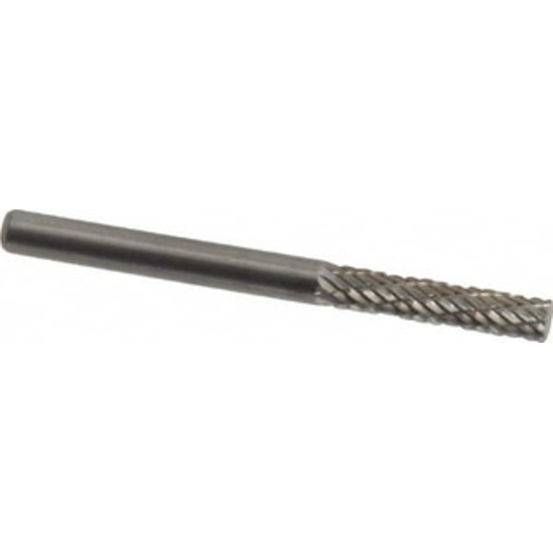 Atrax 1/8 Cut Diam, 1/8 Shank Diam, Double Cut Cylinder Burr with End Cut End Cut End, 1-1/2 OAL, 9/16 LOC SB-43DC-ATX – 07588536