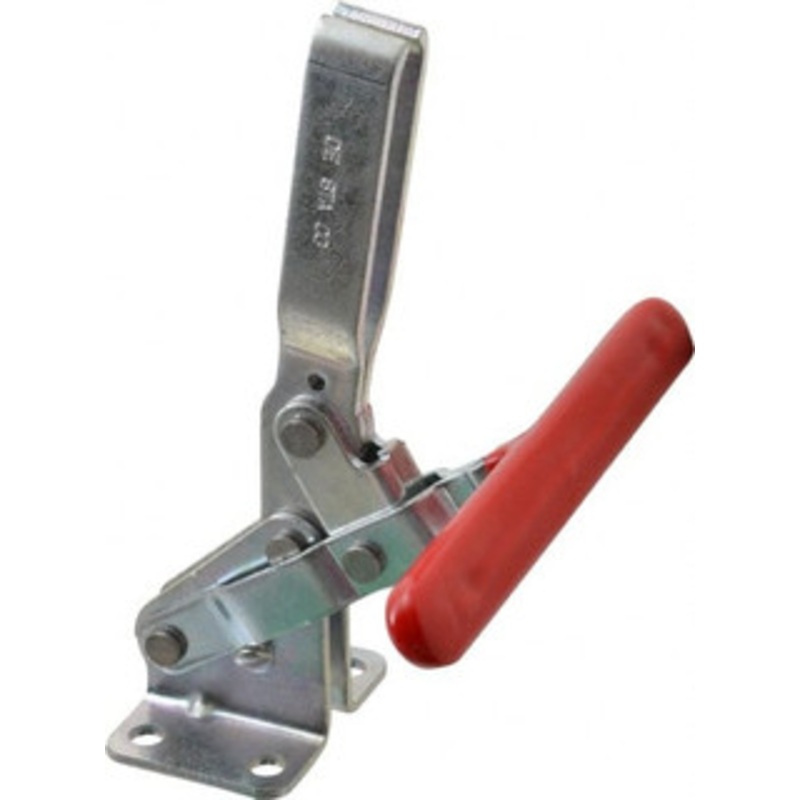 Destaco 600 Lb Holding Capacity, Vertical Handle, Manual Hold Down Toggle Clamp 58 Handle Movement, 103 Bar Opening, U-Bar, Flanged Base, Electro-Plated Zinc, Carbon Steel 210-TU – 64825839