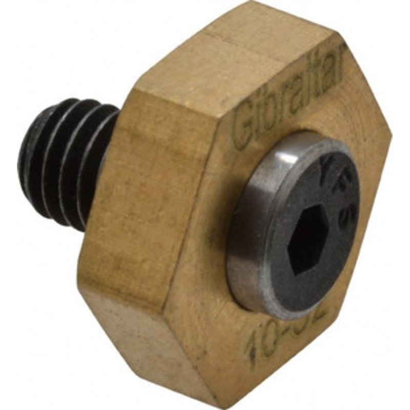 Gibraltar 1/2 Hex, 10-32 Stud Thread, Symmetrical Hex Clamp 0.11 Hex Height, 11/32 Thread Length, 10 Clamps G-02FC41032 – 00642587