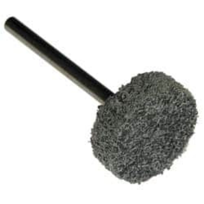 Grier Abrasive 1/2 Head Diam x 1/4 Thickness, W183, Cylinder End, Aluminum Oxide Mounted Point Green-Gray, Medium Grade, 40,000 RPM W183-N3-18163 – 04692513