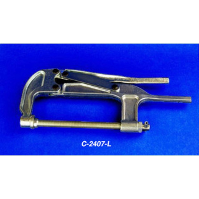 Knu-Vise C-Clamp Long Spindle 3.25 Throat Depth – C-2407-L