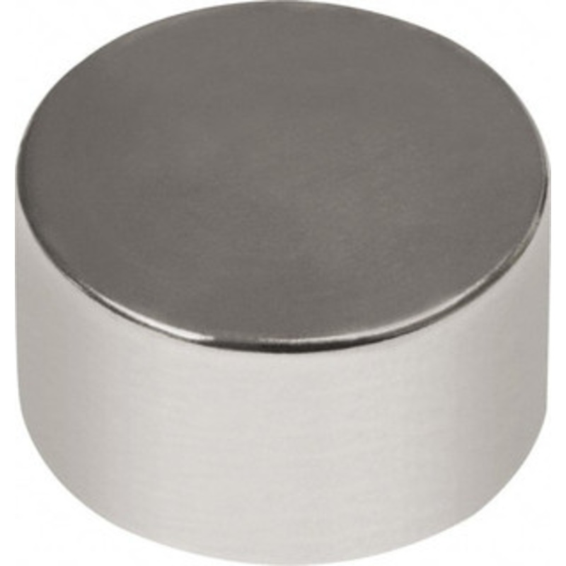 Mag-Mate 3/4 Diam x 1/2 High Neodymium Rare Earth Magnet 22 Lb Max Capacity, 180F Max, Nickel Plated NE7550NP35 – 60386166