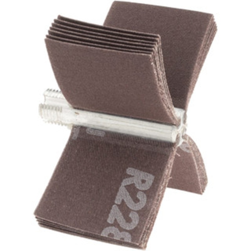 Merit Abrasives 180 Grit, Coated, Aluminum Oxide Bore Polisher Very Fine Grade, 16,000 RPM, Polishes Bores with 2-1/8 to 2-1/2 Diam 08834154112 – 72374077