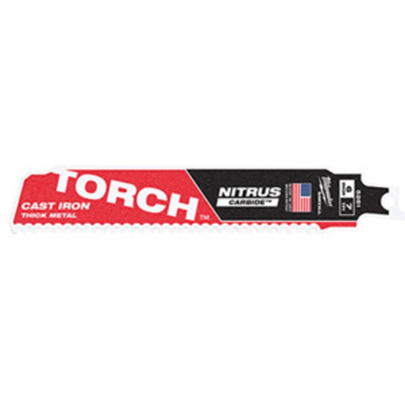 Milwaukee 6 Sawsall Torch 7TPI with Nitrus Carbide (1Pk) – MWK48-00-5261
