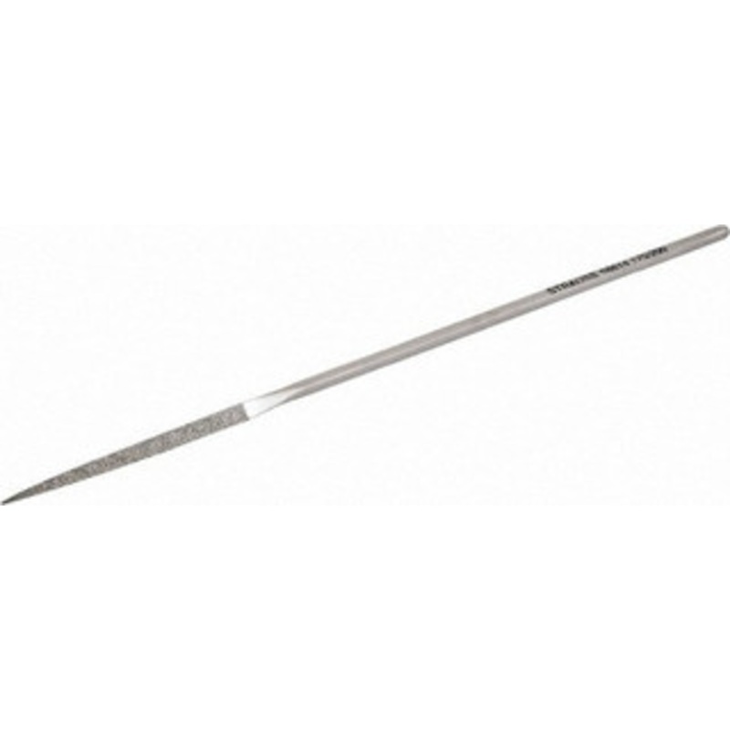 Strauss & Co. 5-1/2 OAL Fine Three Square Needle Diamond File 1/8 Wide x 1/8 Thick, 1-5/8 LOC, 91 Grit MI8614 D91 – 05237128