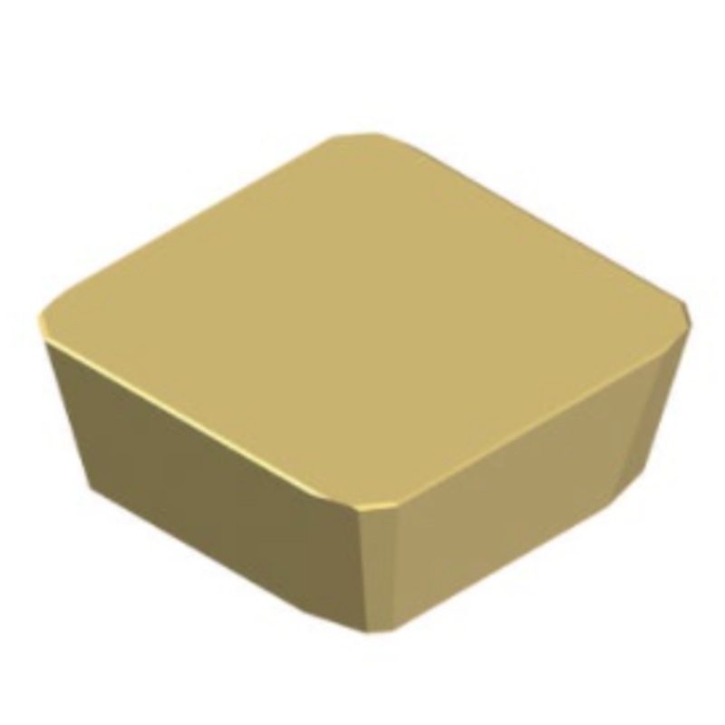 Terra Carbide Square Indexable Carbide Milling Insert, 11 Relief Angle, 1/2 I.C., 1/8 Thick – SPKN42EDR APC5T