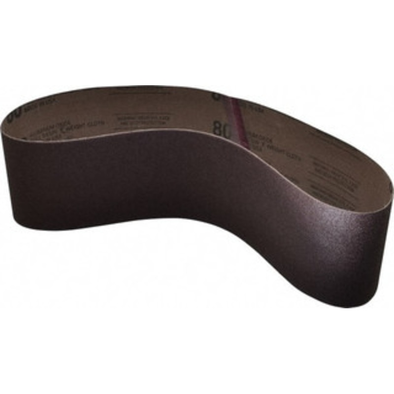 Tru-Maxx 4 Wide x 36 OAL, 80 Grit, Aluminum Oxide Abrasive Belt Aluminum Oxide, Medium, Coated 7275 – 85576262
