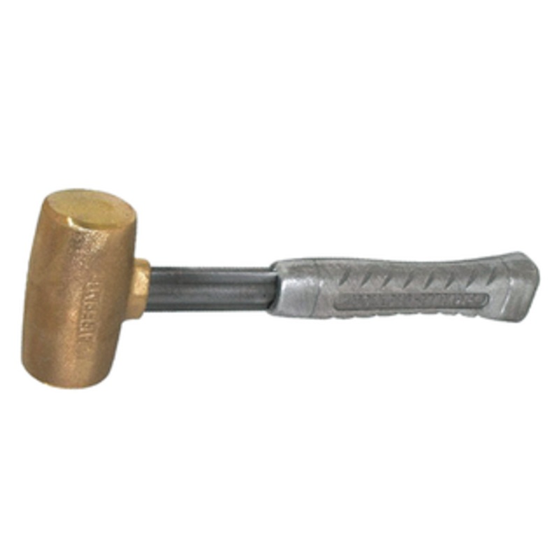 American Hammer Bronze Alloy Head Tapered Hammer, 1-1/2 Face Diameter, 4 lbs. Head Weight, 12 OAL – AM4BZAG