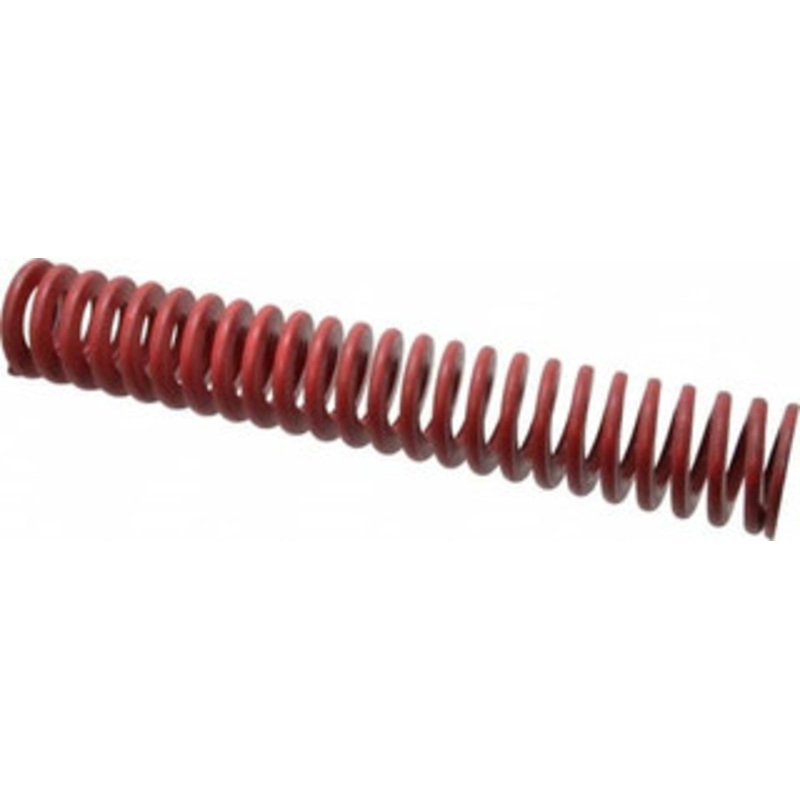 Associated Spring Raymond 2 Hole Diam, 1 Rod Diam, 12 Free Length, Red Die Spring 994.6 Lb Max Deflection, 4.44 Max Deflection, Medium Heavy Duty, Chromium Alloy Steel 104-848 – 07662265