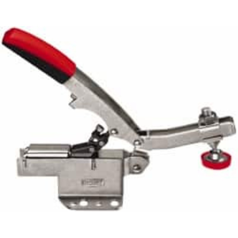 Bessey 700 Lb Holding Capacity, Horizontal Handle, Manual Hold Down Toggle Clamp U-Bar, Flanged Base, Steel STC-HH70 – 64553811
