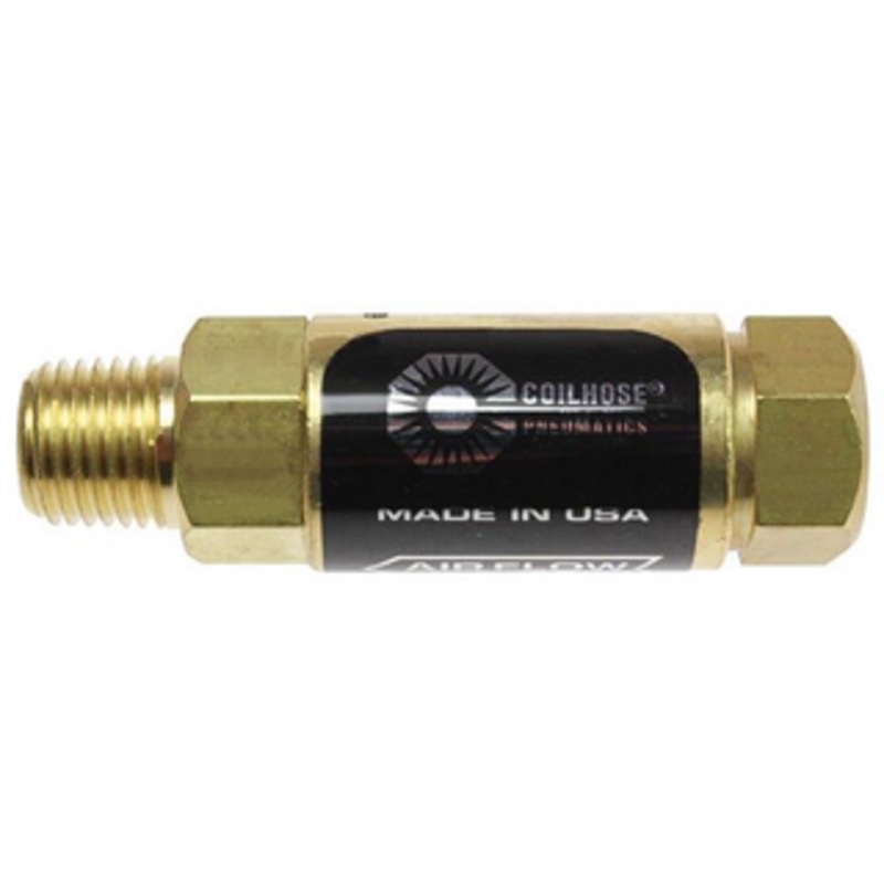 Coilhose Pneumatics 50-145 PSI 1/4 Pipe Size In-Line Adjustable Regulator – 4214ADJ
