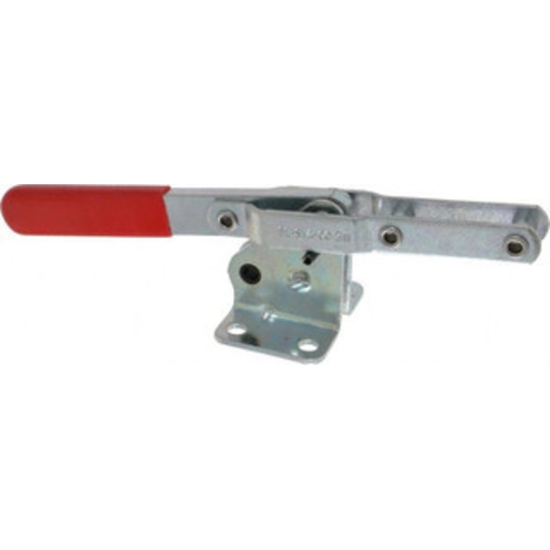 Destaco 1,200 Lb Capacity, Horizontal, U-Bar, Flanged Base, Carbon Steel Pull Action Latch Clamp 3.38 Drawing Movement, 9.49 OAL, Straight Handle 311 – 03583788