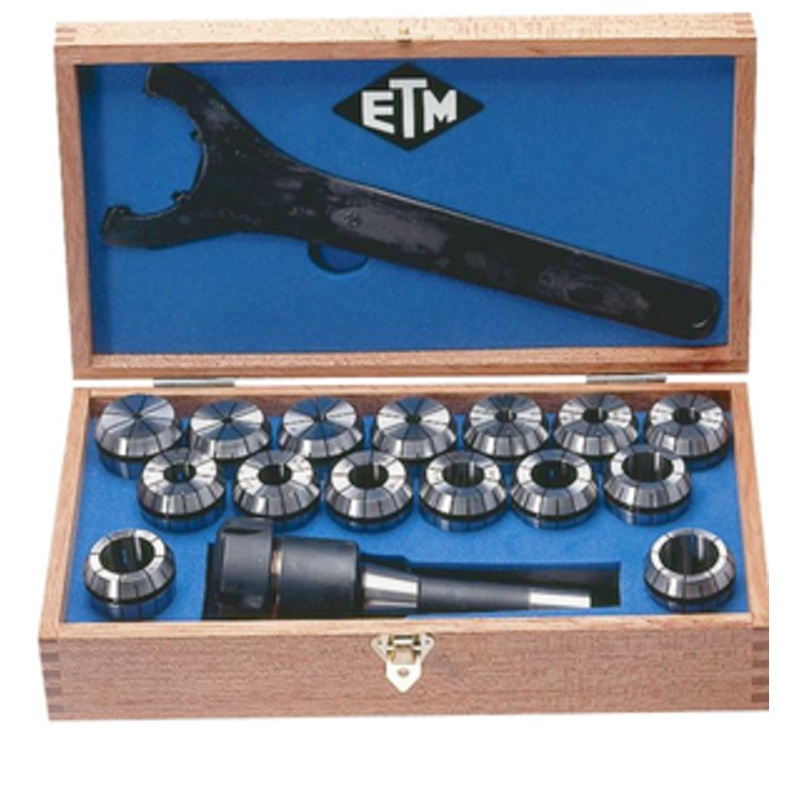 ETM ER40 Spring Collet Chuck Sets