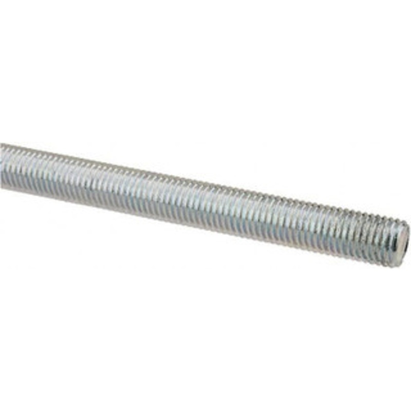 Made in USA 5/16-24 x 3 ft. Low Carbon Steel Threaded Rod Right Hand Thread, Zinc Plated Finish, UNF 2343 – 06057137