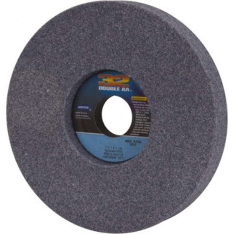 Norton 7 Diam x 1-1/4 Hole x 1 Thick, I Hardness, 46 Grit Surface Grinding Wheel Aluminum Oxide, Type 5, Coarse Grade, 3,600 Max RPM, Vitrified Bond, One-Side Recess 66252938887 – 99315079