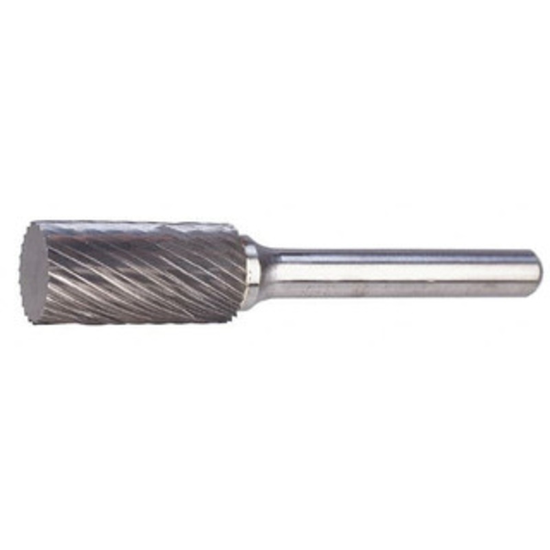 SGSPRO 3/16 Cut Diam, 1/4 Shank Diam, Carbide Single Cut Cylinder Burr Flat End, 2 OAL, 5/8 LOC 10475 – 05289855