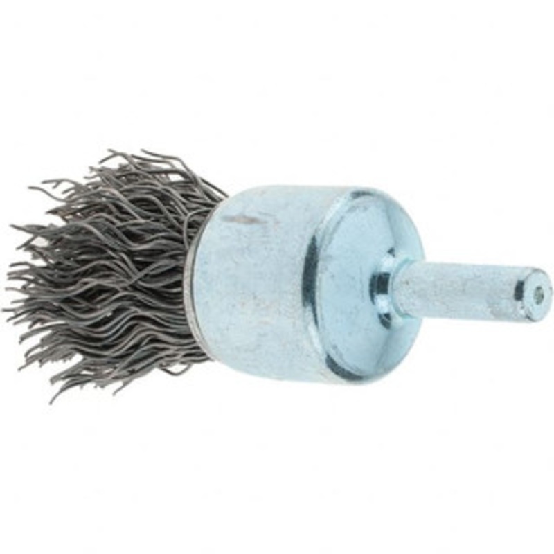 Tru-Maxx 3/4 Diam Steel Flared Crimped End Brush 7/8 Trim Length, 1/4 Shank Diam, 22,000 Max RPM 88511 – 32246209