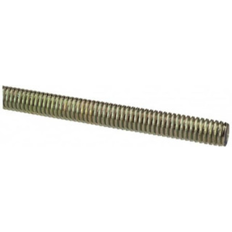 Value Collection 5/16-18 x 6 ft. Alloy Steel Threaded Rod Right Hand Thread, Yellow Zinc Plated Finish, UNC 07086 – 61219903