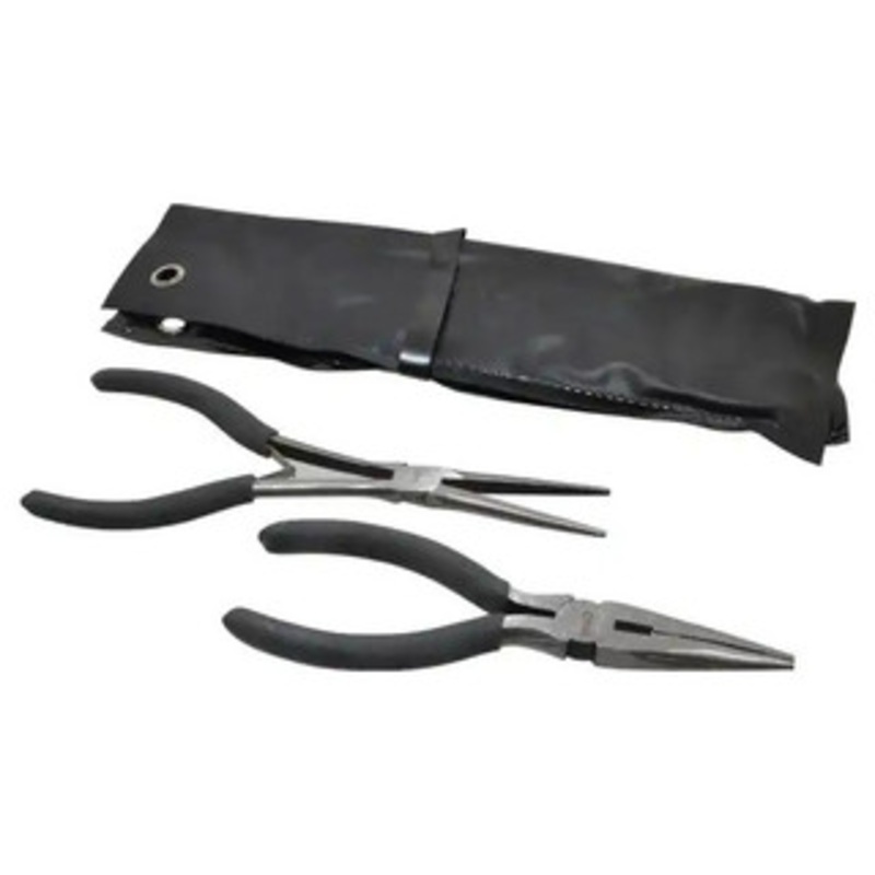 Value Collection Needle Nose Plier Set #NCMPR1002, 2 Pieces, 6 Long Nose & 8 Extended Reach Long Nose Pliers – 55-155-6