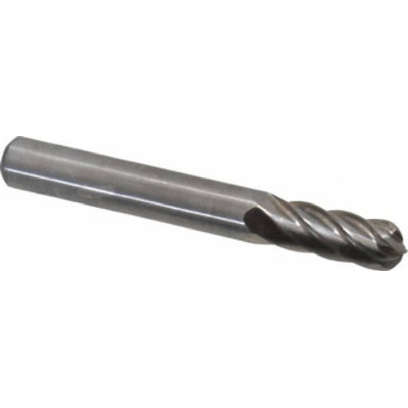 Atrax 1/4 Cut Diam, 1/4 Shank Diam, Fluted Cylinder Burr with Radius Radius End, 2 OAL, 5/8 LOC SC-1FM-ATX – 85289106