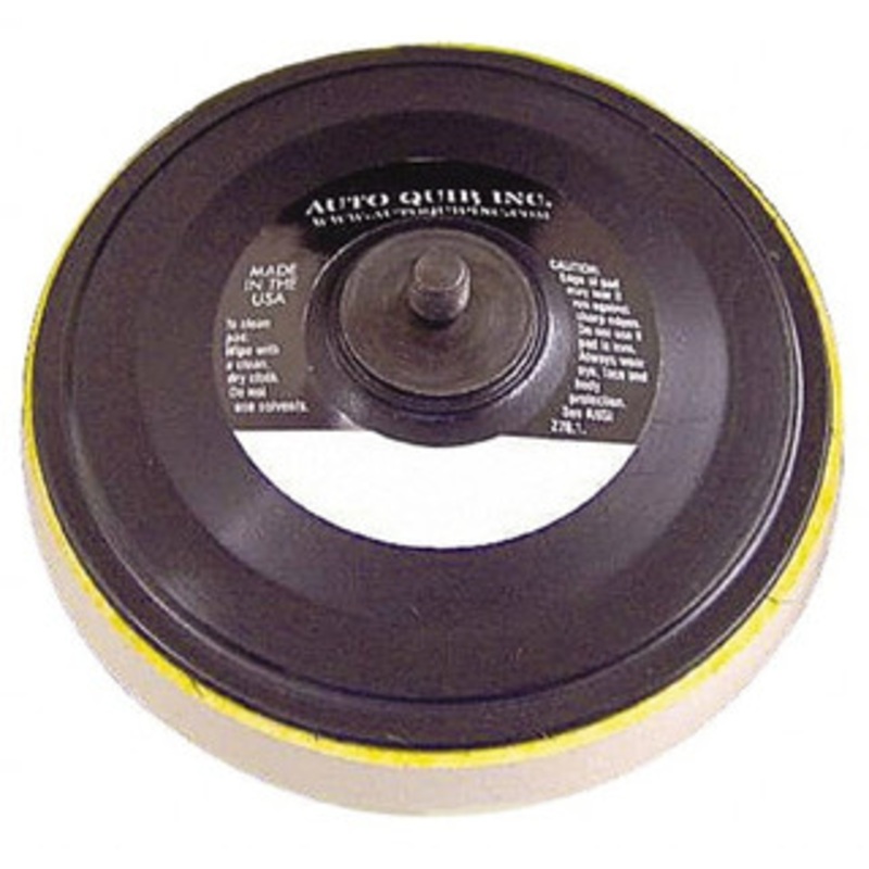 Auto Quip, Inc. 6 Diam Hook & Loop Disc Backing Pad Medium Density, 10,000 RPM AQEHU14MV-6 – 00243717