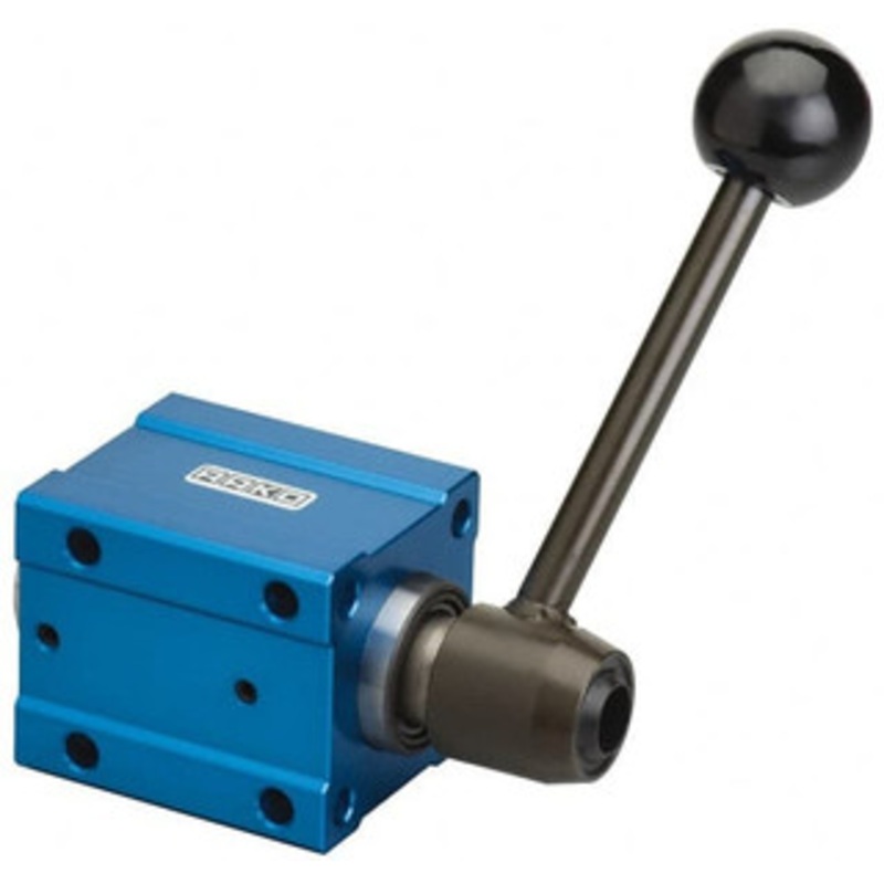 Destaco 18,000 N Capacity, M8 Plunger, 16mm Plunger Diam, Flange Mt, Two Hand, Plunger & Hand Lever Actuation, Variable Stroke Straight Line Action Clamp 300mm Max Rapid Stroke, 4mm Max Clamping Stroke F-160/– – 64825599