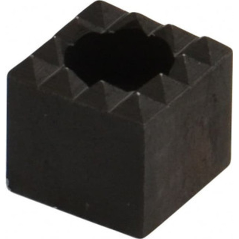 Fairlane 1/2 Square, 1/2 High, #10 C Bore SHCS Size, Fine Tooth Grade, Diamond Serration, High Speed Steel, Square Positioning Gripper 0.03 x 45A Chamfer, 1/4 Counterbore Depth, Black Oxide Finish HS-95-C – 09713934