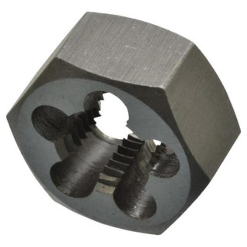 Interstate Hex Rethreading Bolt Die, HSS, 7/16-20 UNF – 73-358-4