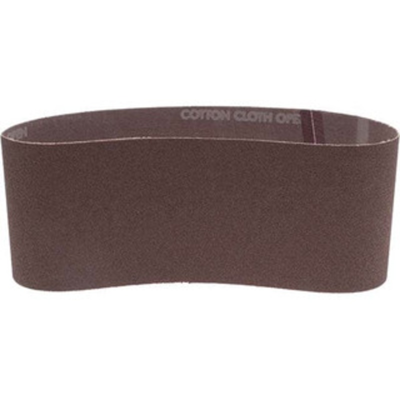 Norton 4 Wide x 24 OAL, 100 Grit, Aluminum Oxide Abrasive Belt Aluminum Oxide, Fine, Coated, X Weighted Cloth Backing, Series R228 78072727943 – 05817101