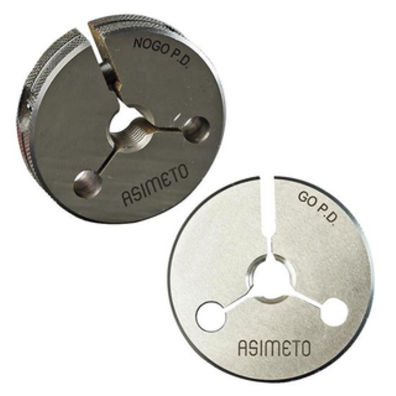 Asimeto Go/No Go Thread Ring Set, 5/8 Size, 18 Threads Per Inch