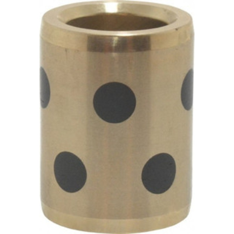 Danly 1-1/2 OAL, 3/4 ID, 1-1/8 Body Diam, Aluminum Bronze, Die & Mold Straight Friction Brushing Press Fit, Self Lubricating MS750-12 – 03221728