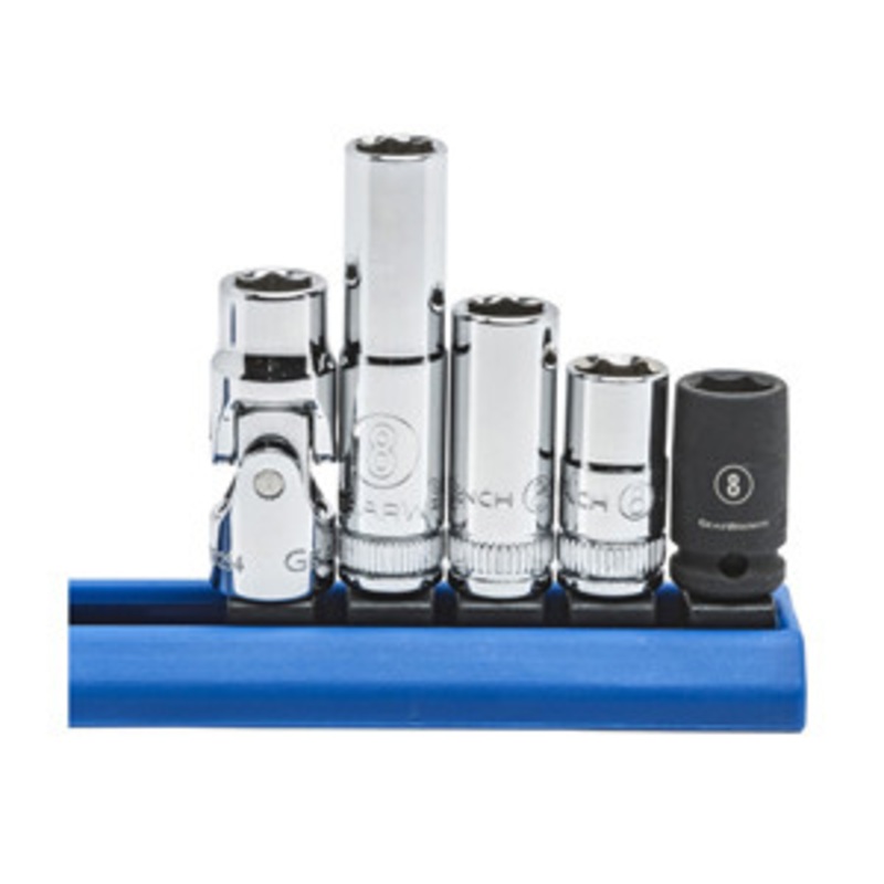 GEARWRENCH 5 Piece 1/4 Drive 8mm Socket Set – KD80102