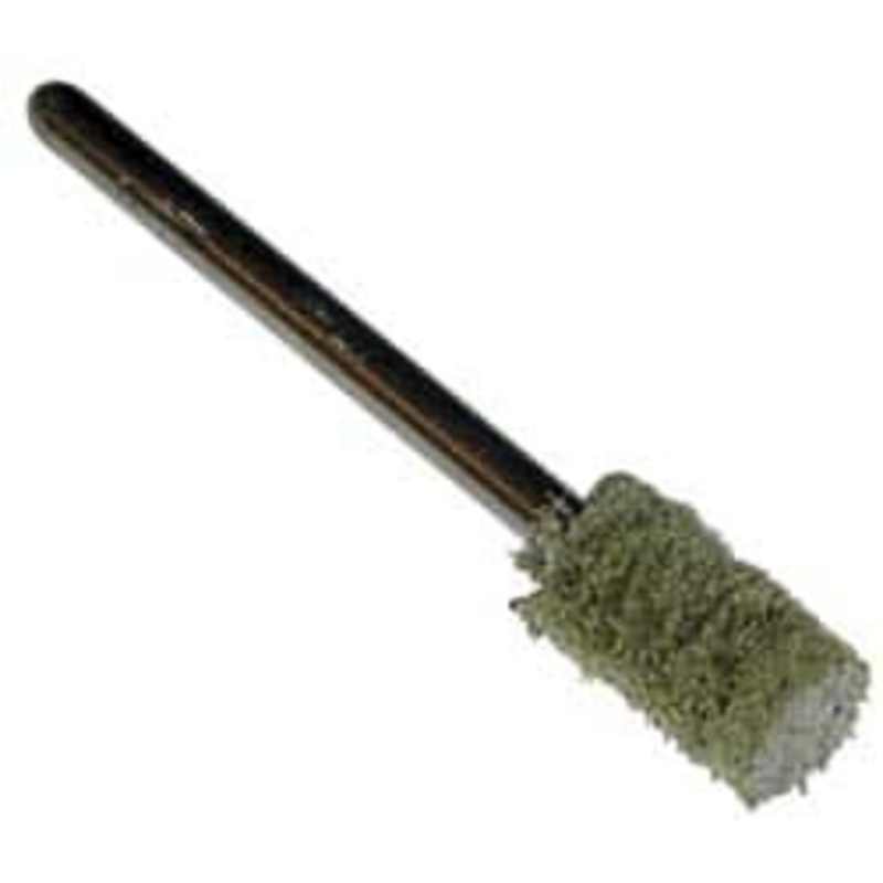 Grier Abrasive 1/4 Head Diam x 1/2 Thickness, W163, Cylinder End, Aluminum Oxide Mounted Point Green-Gray, Medium Grade, 45,000 RPM W163-N3-17215 – 04692257