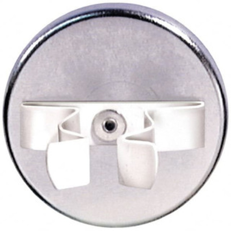 Mag-Mate 1.41 Diam, 9/32 Cup Height, 43 Lb Average Pull Force, 42.5 Lb Max Pull Force, Neodymium Rare Earth Cup Magnet Through Hole Style, Bright Plated MX1500R – 30531156