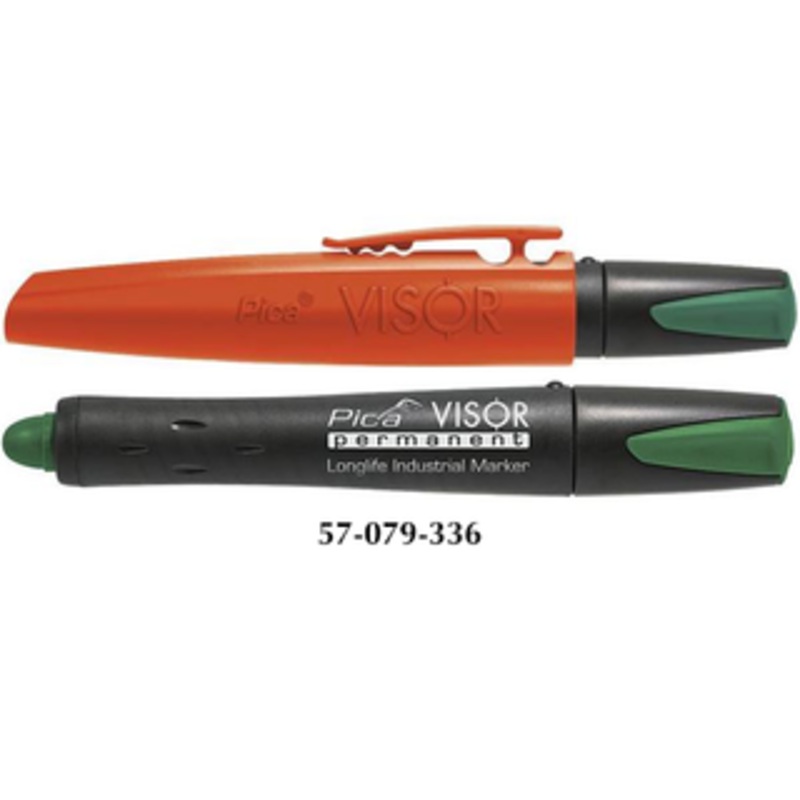 Pica VISOR Green Permanent Crayon Marker – 990/36