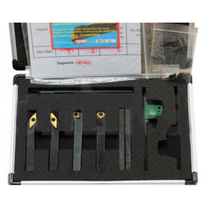 Precise 6 Piece 5/16 x 2-1/2 Turning Tool & 5/16 x 4 Boring Bar Set – 404-884