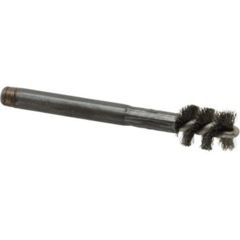 Red Head 1-1/2 Long x 1/2 Diam Steel Wire Brush Single Spiral, 1/2 Anchor Size, 4-7/8 OAL, 5/8 Shank Diam WB-012 – 66594169