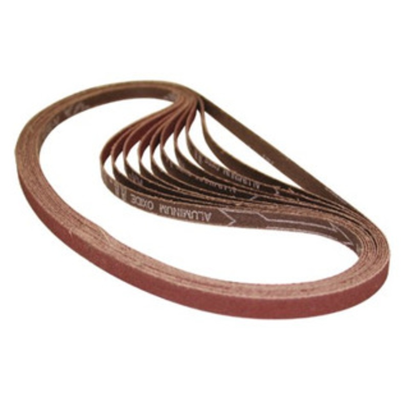 Sanding Belt 1/2 x 18, 60 Grit (10 pcs.) – 303760